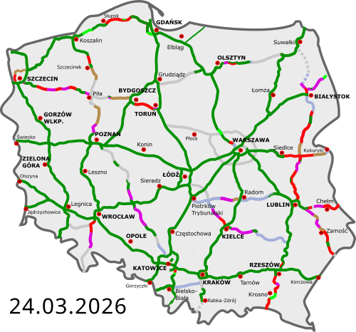 Motorways in Poland